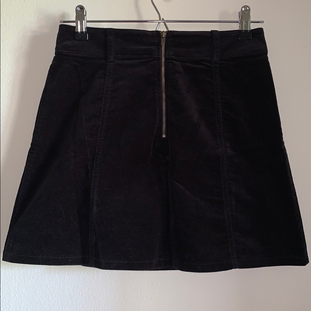 Forever 21 Velvet Faux Suede Lace-up Mini Skirt - Picture 7 of 10